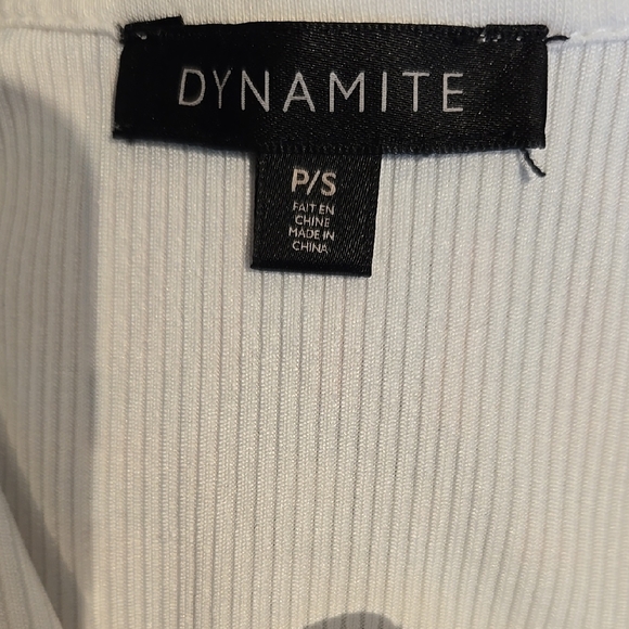 White Ribbed Tank Top - Picture 4 of 6